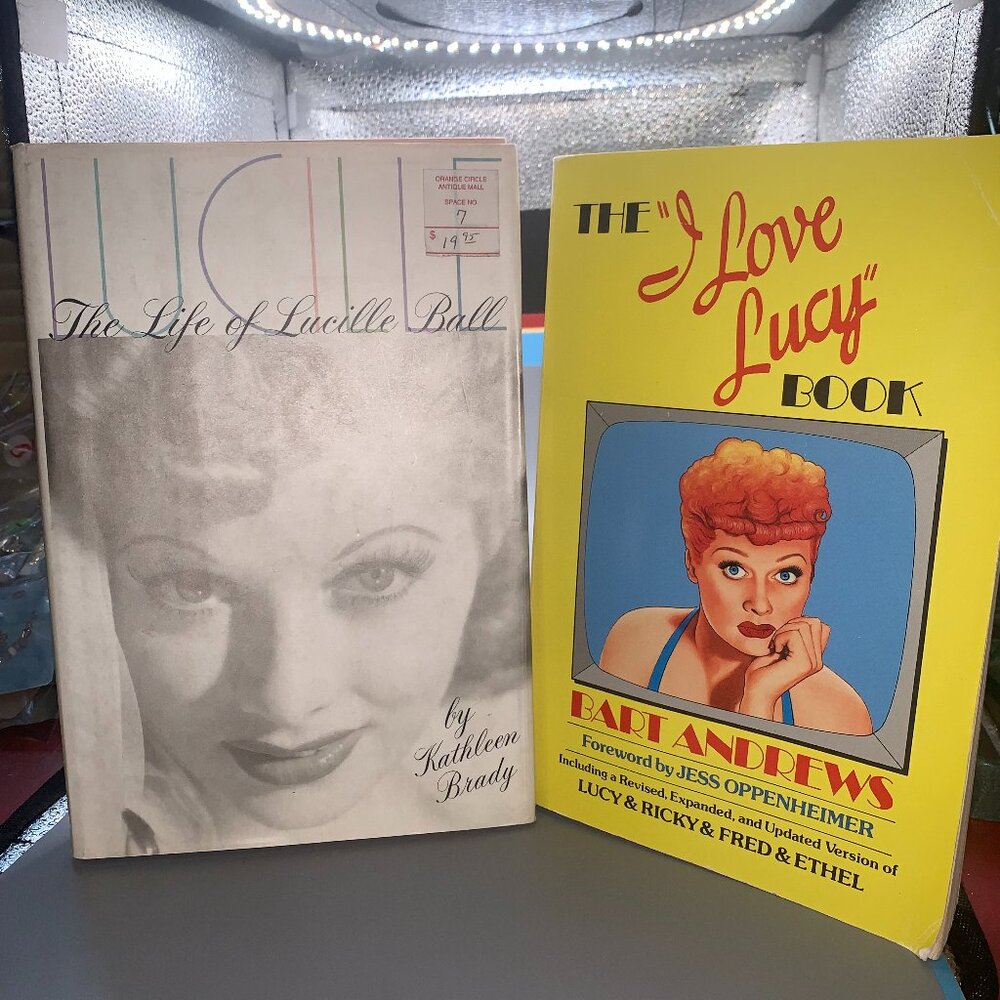 Lot of 2 Lucille Ball Biography & The I Love Lucy Book
